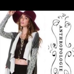 Anthropology Scrapbook Sabrina Terry Drape Cardigan